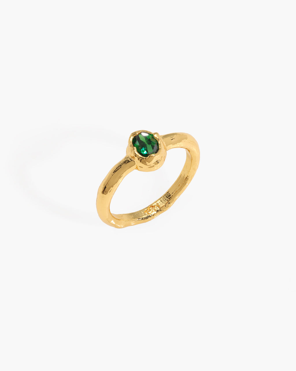 Birthstone Ring in Gold - May