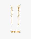 Aria Vine Drop Earrings & Moonlit Ivy Ring Set