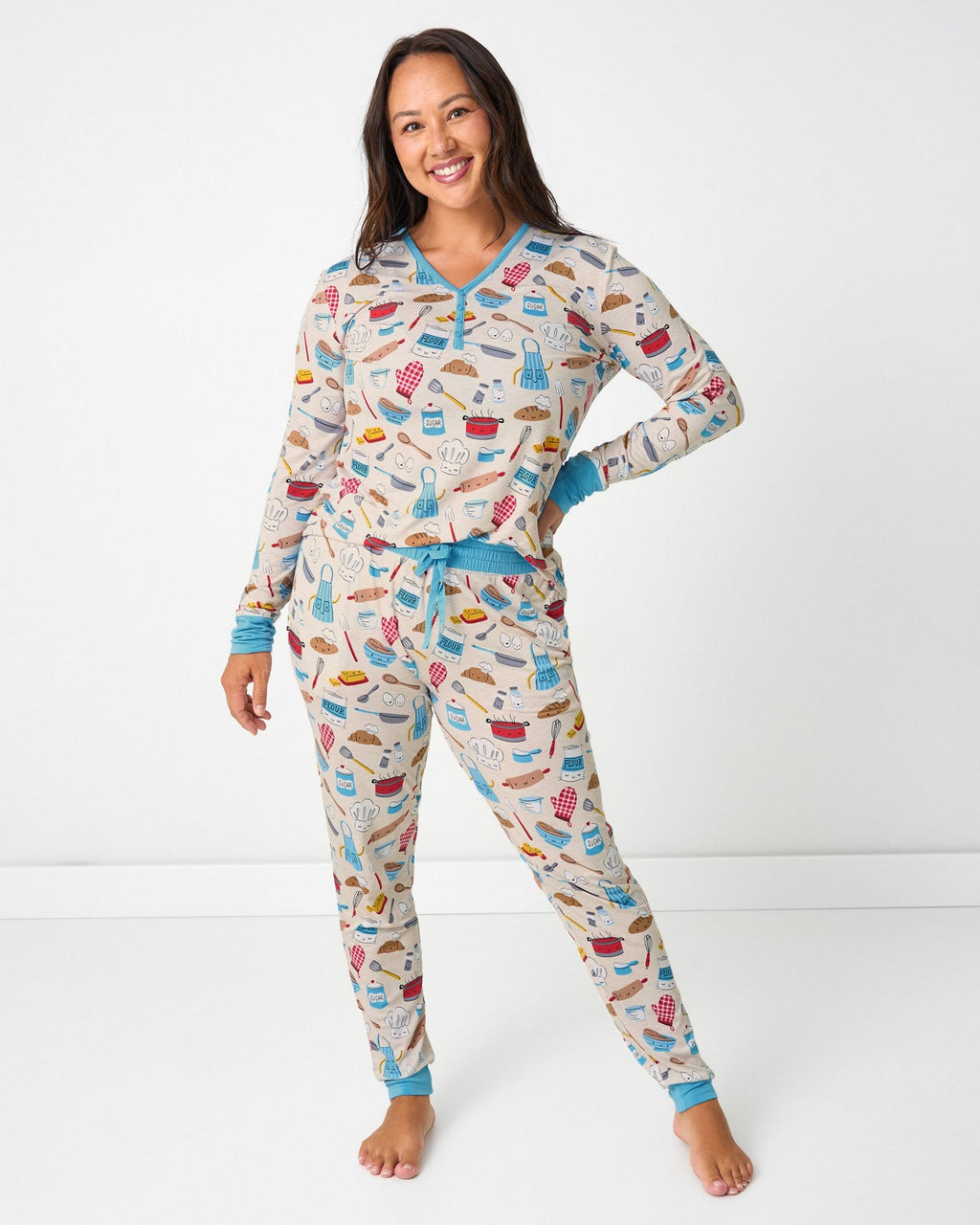 Little Chef Women's Long Sleeve Pajama Top