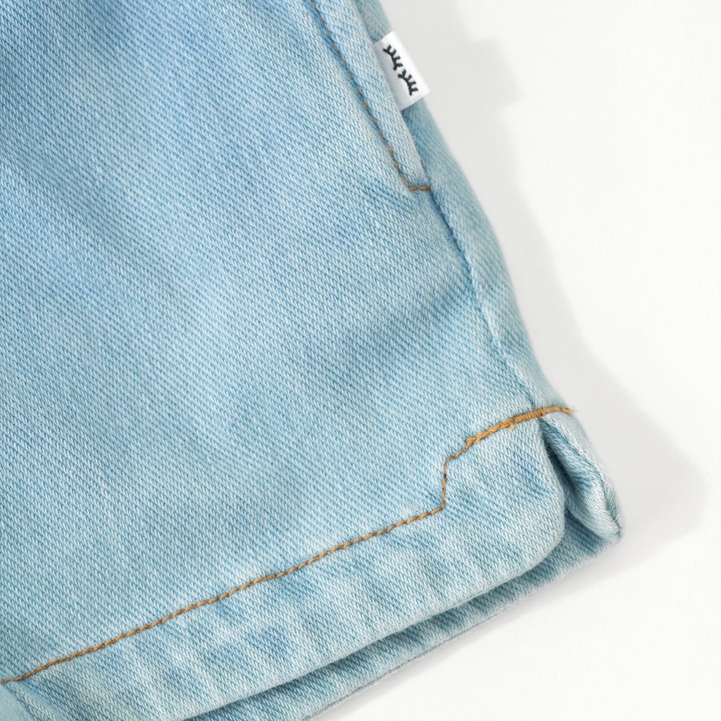Light Blue Denim Shorts