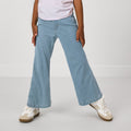 Light Blue Wide Leg Denim Pants