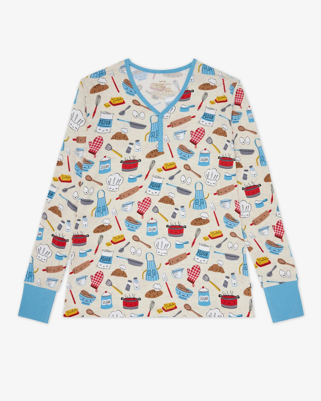 Little Chef Women's Long Sleeve Pajama Top