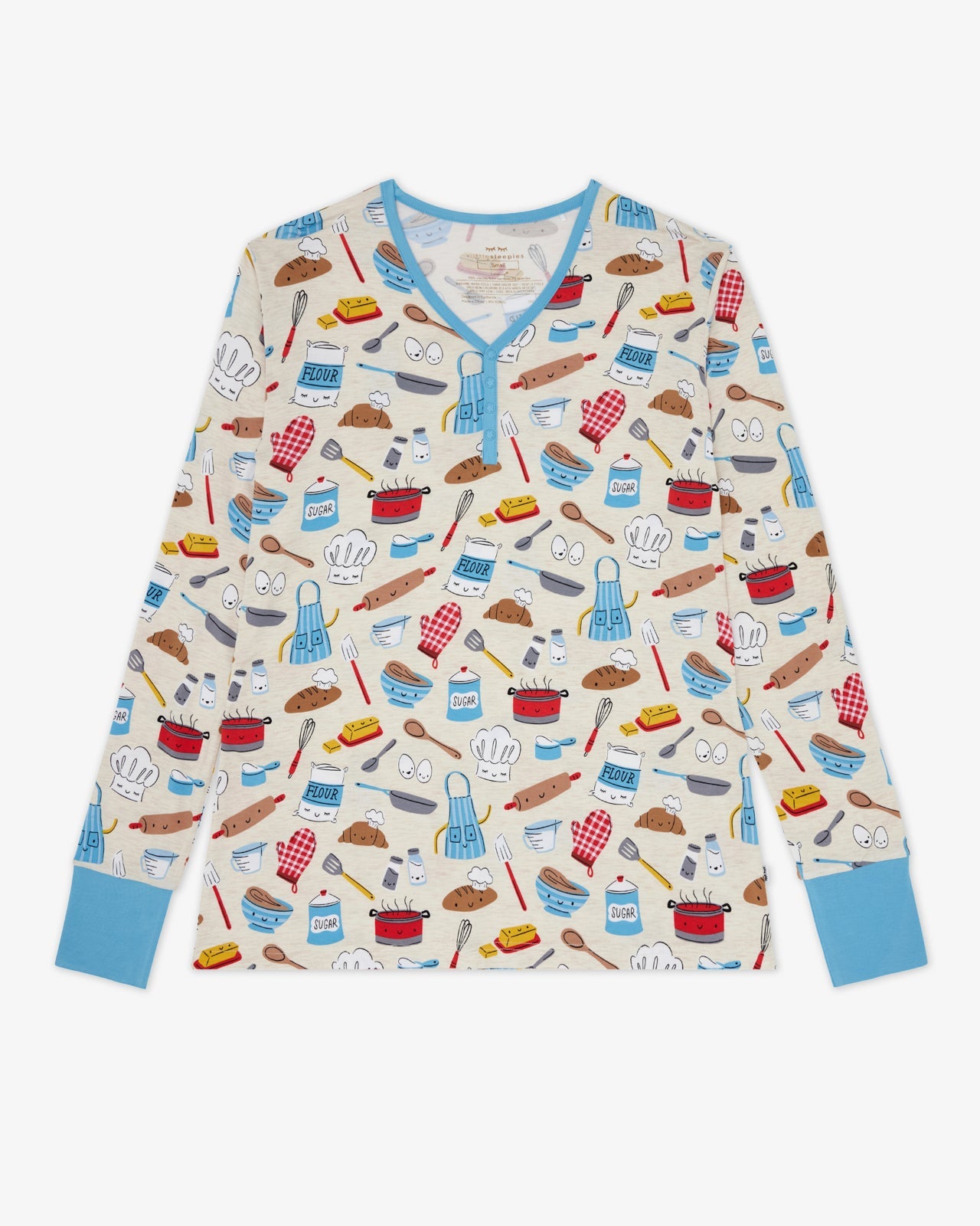 Little Chef Women's Long Sleeve Pajama Top