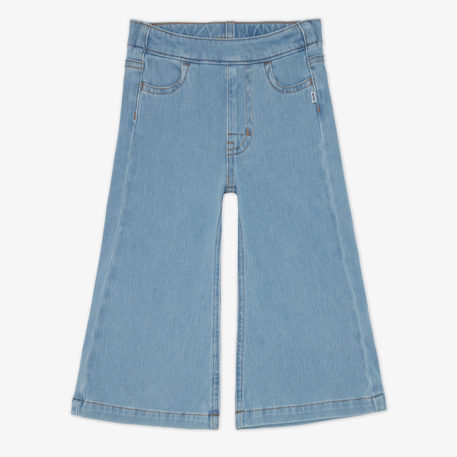 Light Blue Wide Leg Denim Pants