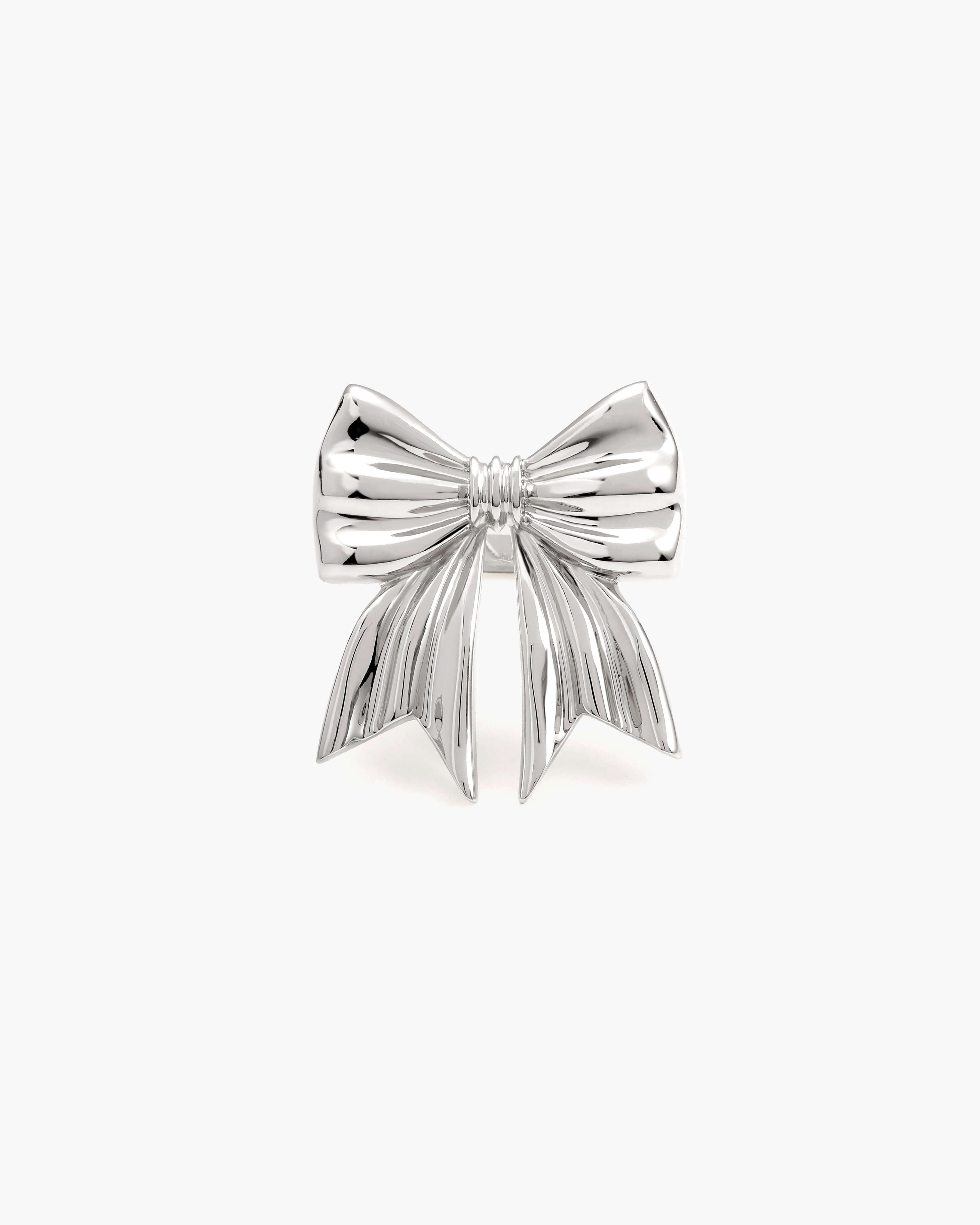 Bow Ring in Silver